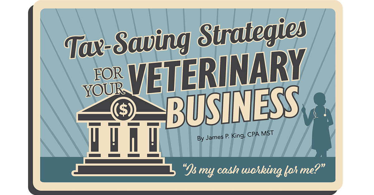 TaxSaving Strategies for Your Veterinary Business ”Is My Cash Working